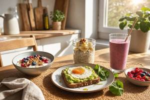 Cómo preparar desayunos saludables rápidamente